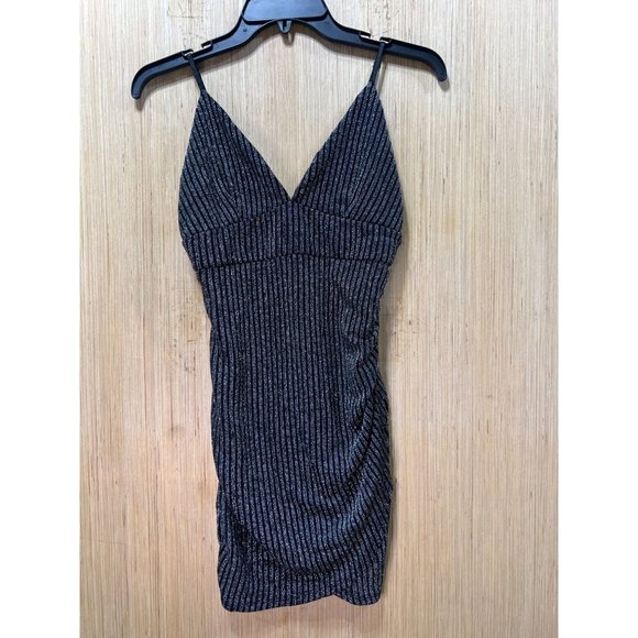 FOREVER 21 - Women's Stretch Dress with Straps - Black - Small - Picture 1 of 13
